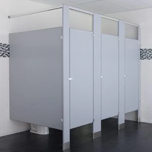 Bathroom Partitions - 1 Stall In Corner Left Hand